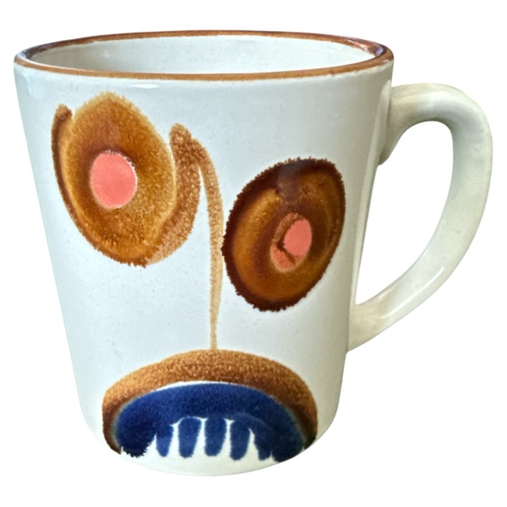 Vintage Sunnycraft Flower Face Coffee Mug 21132